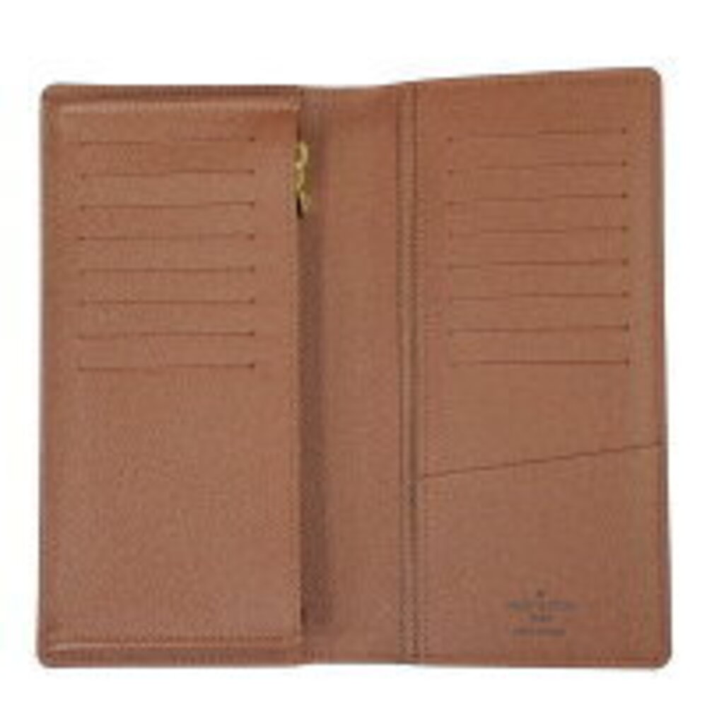 Louis Vuitton Brazza Monogram Wallet Brown
